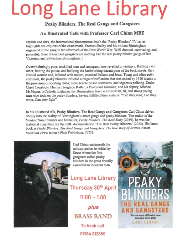 Long Lane Library - An Illustrated Talk with Professor Carl Chinn MBE